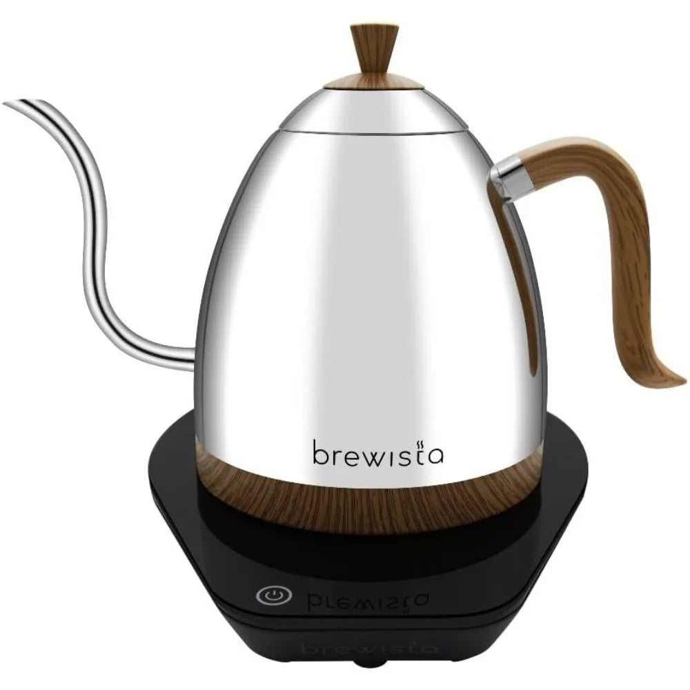 Artisan Electric Kettle with Gooseneck Spout, LCD Display, Precise Temperature Control, Rapid Boiling and Warming Function