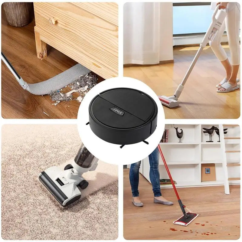 Fully Automatic Sweeping Robot Sweep Vacuum Cleaner Mopping The Floor Mini Cleaner Home Use Intelligent 3In1 SweeperSmart Clean
