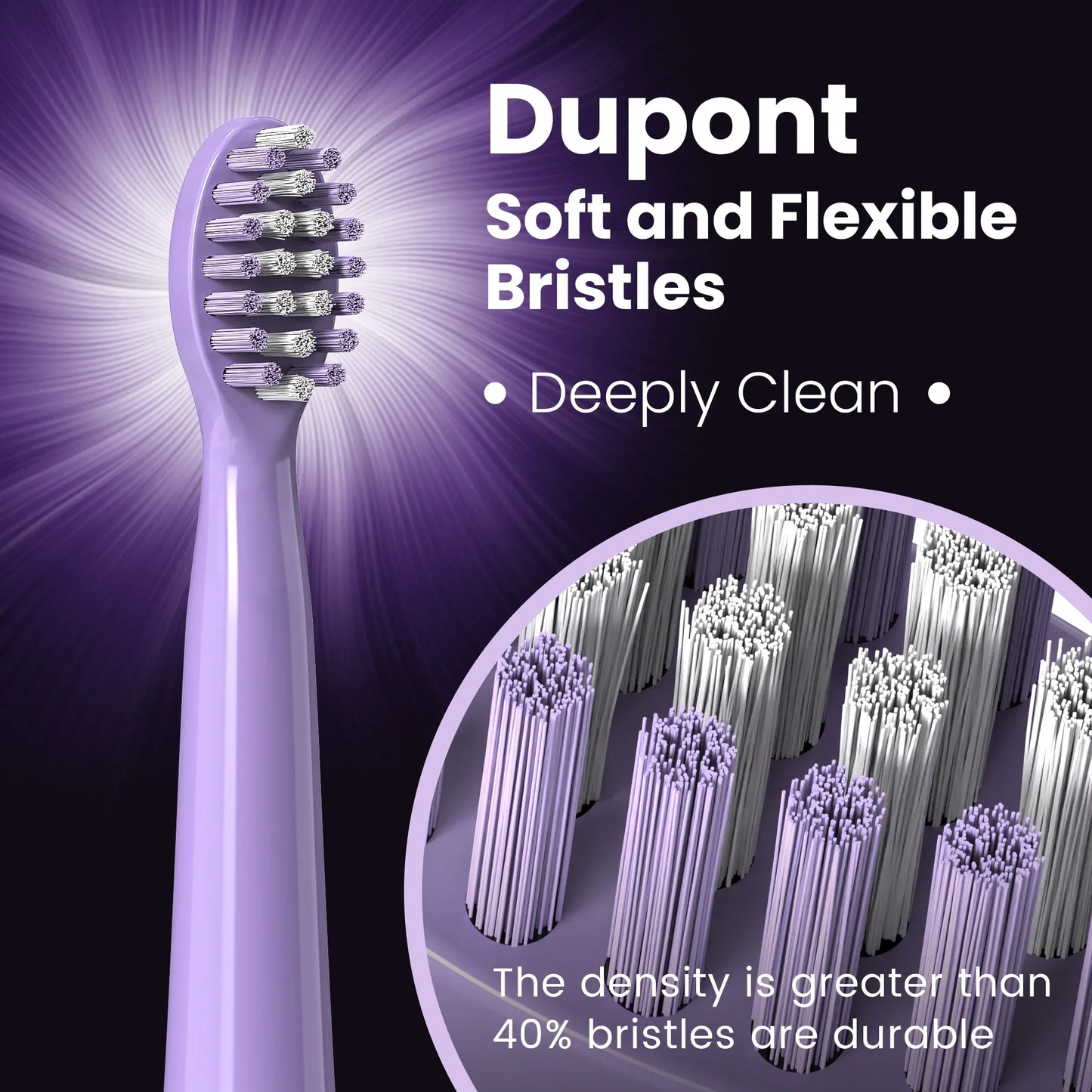 SEJOY Oral Cleaning Sonic Electric Toothbrush Personal Care Appliances IPX7 3 Modes Smart Rechargeable Automatic Toothbrush