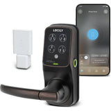Secure Pro Smart Lock Wi-Fi, Keyless Entry Digital Keypad Door Lock, 3D Biometric Fingerprint Sensor Front Door with Handle, Vo