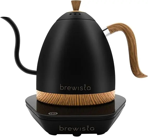 Artisan Electric Kettle with Gooseneck Spout, LCD Display, Precise Temperature Control, Rapid Boiling and Warming Function