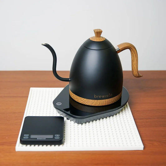 Artisan Electric Kettle with Gooseneck Spout, LCD Display, Precise Temperature Control, Rapid Boiling and Warming Function