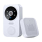 WiFi Wireless Video Doorbell with Chime APP Remote Monitoring Intelligent Doorbell Front Door Camera Indoor Outdoor Surveillance