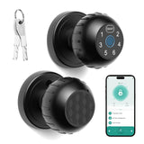 Viladepot Ball-Shaped Smart Lock Fingerprint, App-Controlled, Passcode, and Electronic Touchscreen Keypad Door Lock Smart Handle