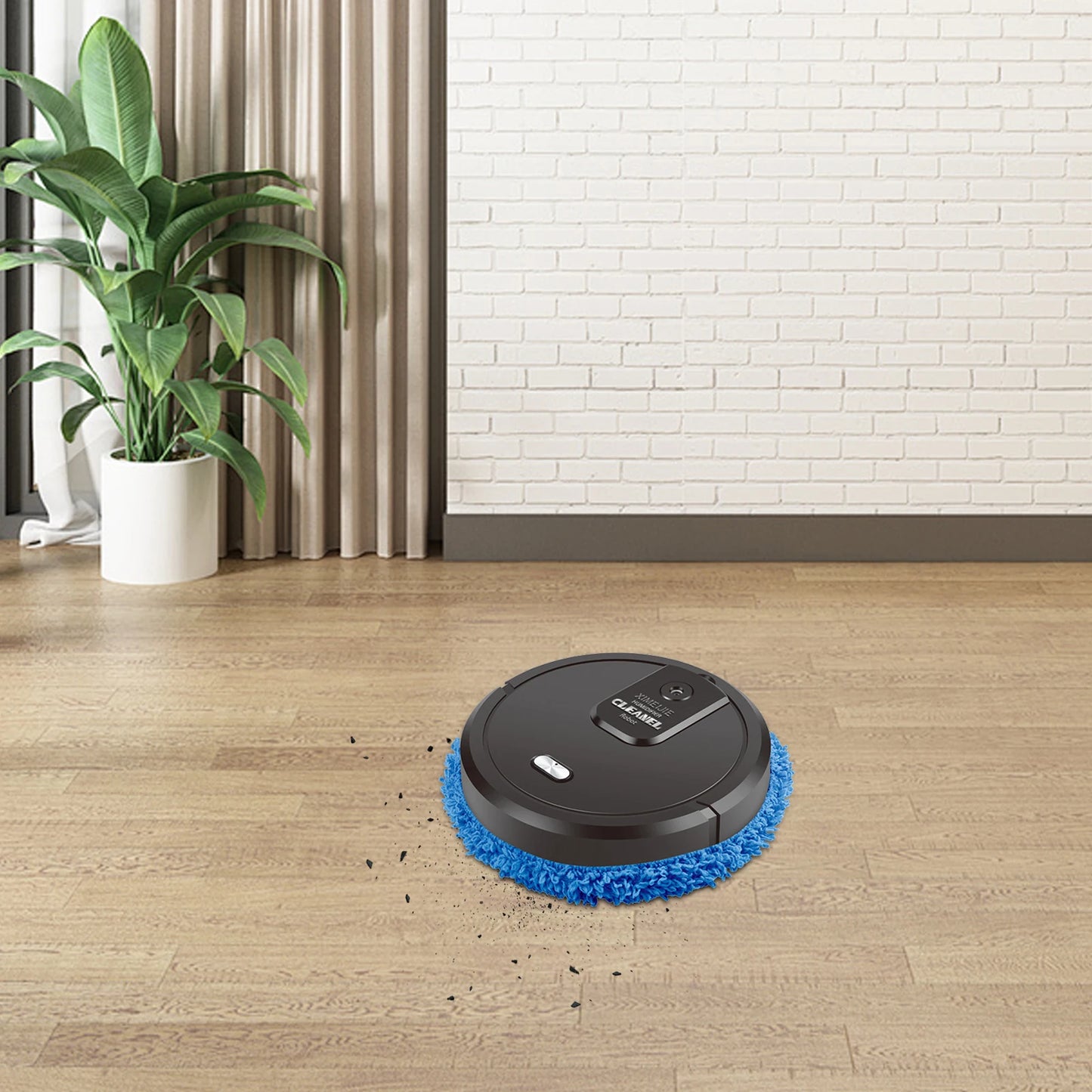 3.7V ABS Automatic Mopping Cleaner Machine 5W USB Charging Intelligent Sweeping Robot 1200mAh Battery Mopping Machine