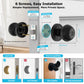 Viladepot Ball-Shaped Smart Lock Fingerprint, App-Controlled, Passcode, and Electronic Touchscreen Keypad Door Lock Smart Handle