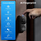 Video Smart Door Locks with Camera, 6-in-1 WiFi Keyless Entry Door Lock for Front Door, Deadbolt Lock with Fingerprint, Keypad C