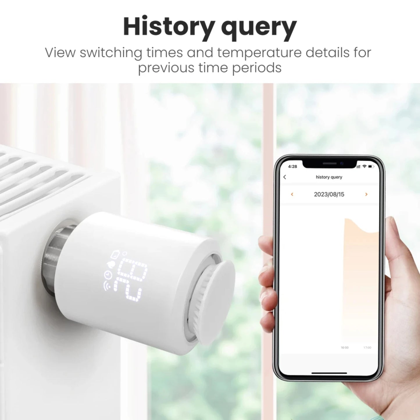 ZigBee3.0 Smart Thermostat Radiator Actuator TRV Thermostatic Valve Controller Works With Alexa   Alice