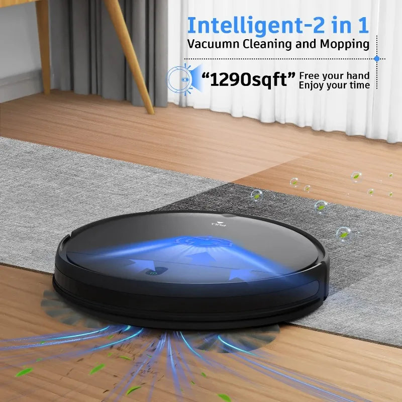 ONSON Robot Vacuum Cleaner, 2 in 1 Mop Combo for Pet Hair, Hard Floor