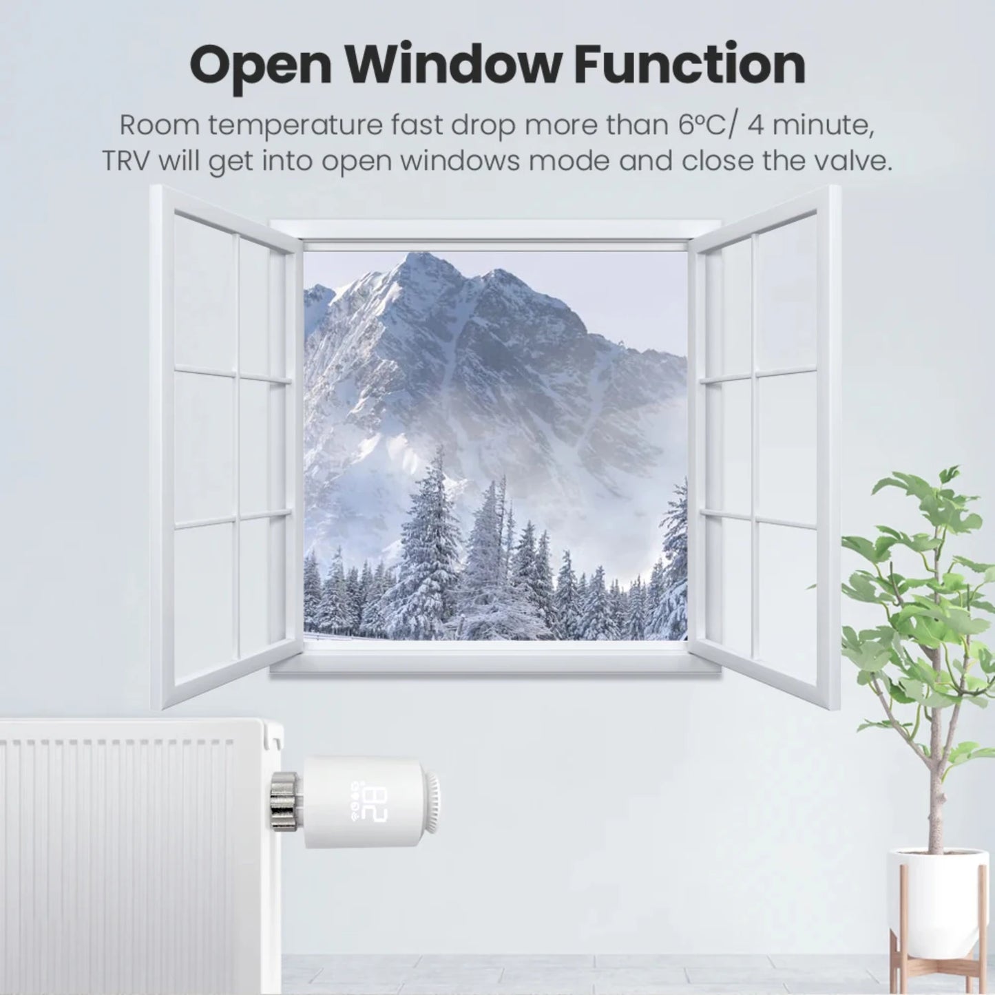 ZigBee3.0 Smart Thermostat Radiator Actuator TRV Thermostatic Valve Controller Works With Alexa   Alice