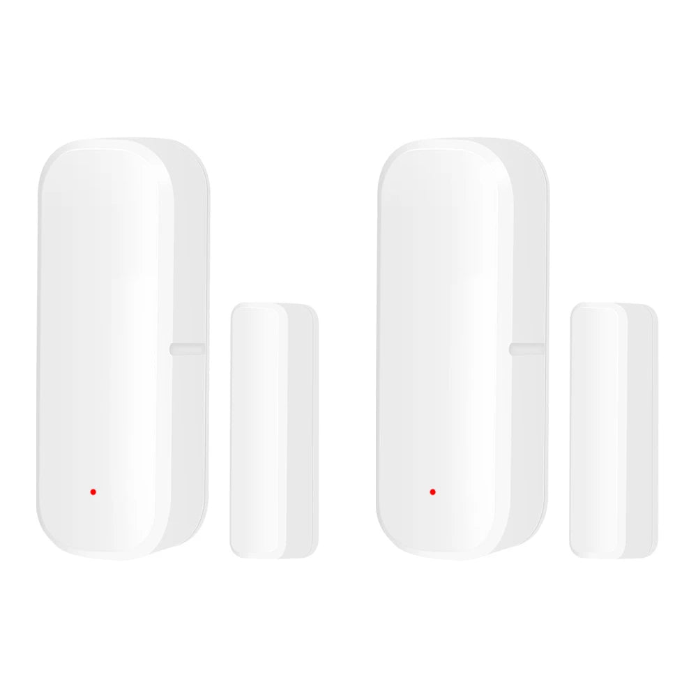 Wireless Security Alarm Door Sensor WiFi/Zigbee Smart Door Sensor Support for Google Home/Alexa Tuya for Bussiness Burglar Alert