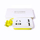 US Plug Power Strip With 2 USB Portable Extension Socket Plug 1.5m Cable AC Power Travel Adapter USB Smart Phone Charger