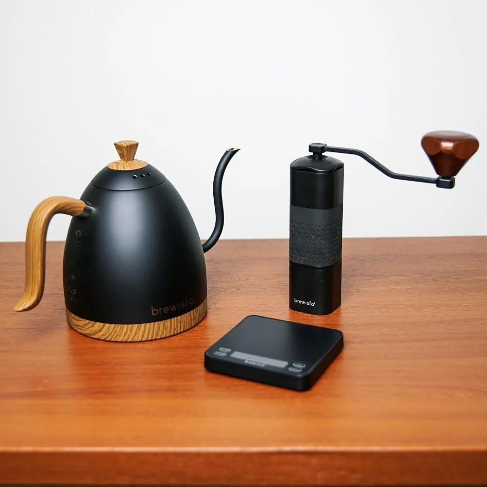 Artisan Electric Kettle with Gooseneck Spout, LCD Display, Precise Temperature Control, Rapid Boiling and Warming Function