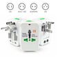 Universal Worldwide Adapter Electric Socket AU UK US EU Plug Adaptor Travel Wall Charger AC Power Option 2 USB Charging Port