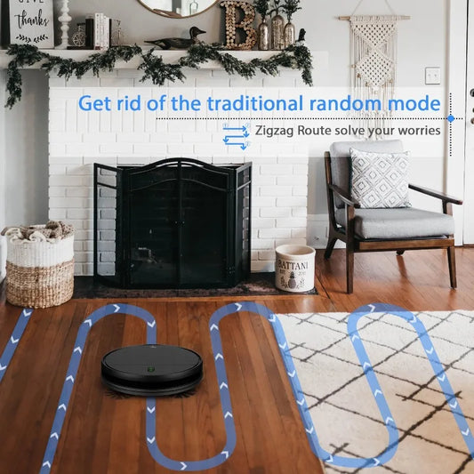 ONSON Robot Vacuum Cleaner, 2 in 1 Mop Combo for Pet Hair, Hard Floor