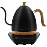 Artisan Electric Kettle with Gooseneck Spout – Matte Black
