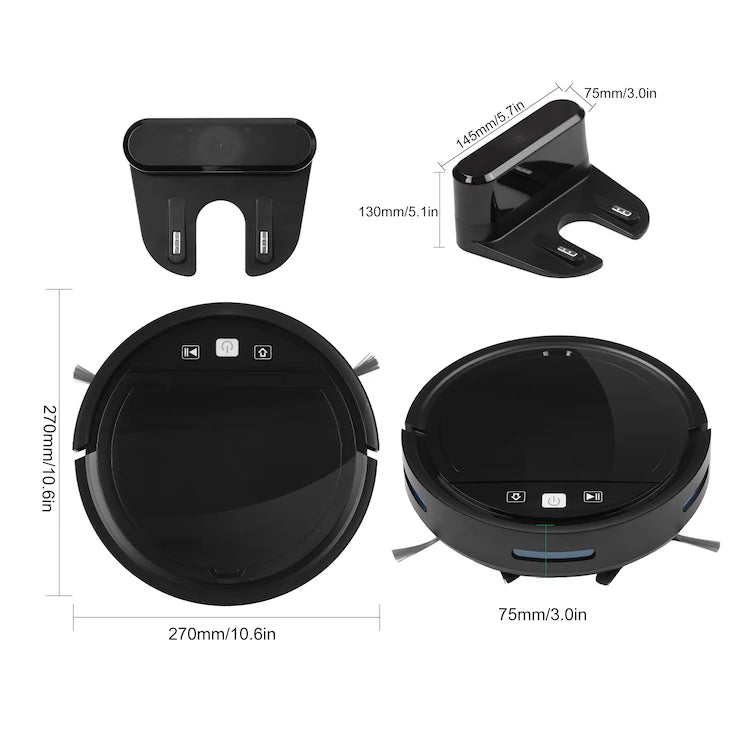 Tuya Auto Charging E118HW 3 in 1 Automatic Suction Sweeper Vacuum and Mop Robot Vacuum Cleaner Prices