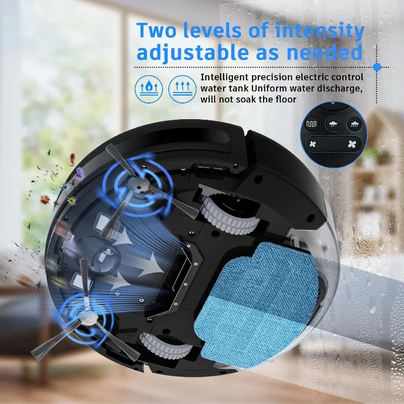 ONSON Robot Vacuum Cleaner, 2 in 1 Mop Combo for Pet Hair, Hard Floor